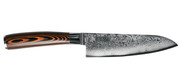 Кухонный нож сантоку Mikadzo Damascus Suminagashi 