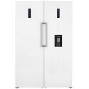 Холодильник HIBERG SBS RF-40DD NFW + FR-40DX NFW