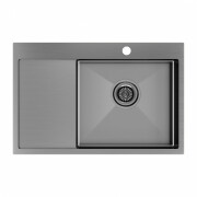 Мойка Paulmark (Ferro Optimum) KRONER PM217851-GML вороненая сталь