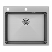 Мойка Paulmark (Ferro Optimum) KRONER-EDGE PM775951-BS брашированная нержавеющая сталь