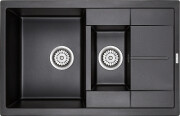 Мойка Paulmark (IT-GRANIT) FLUGEN PM237850-BL чёрный 60